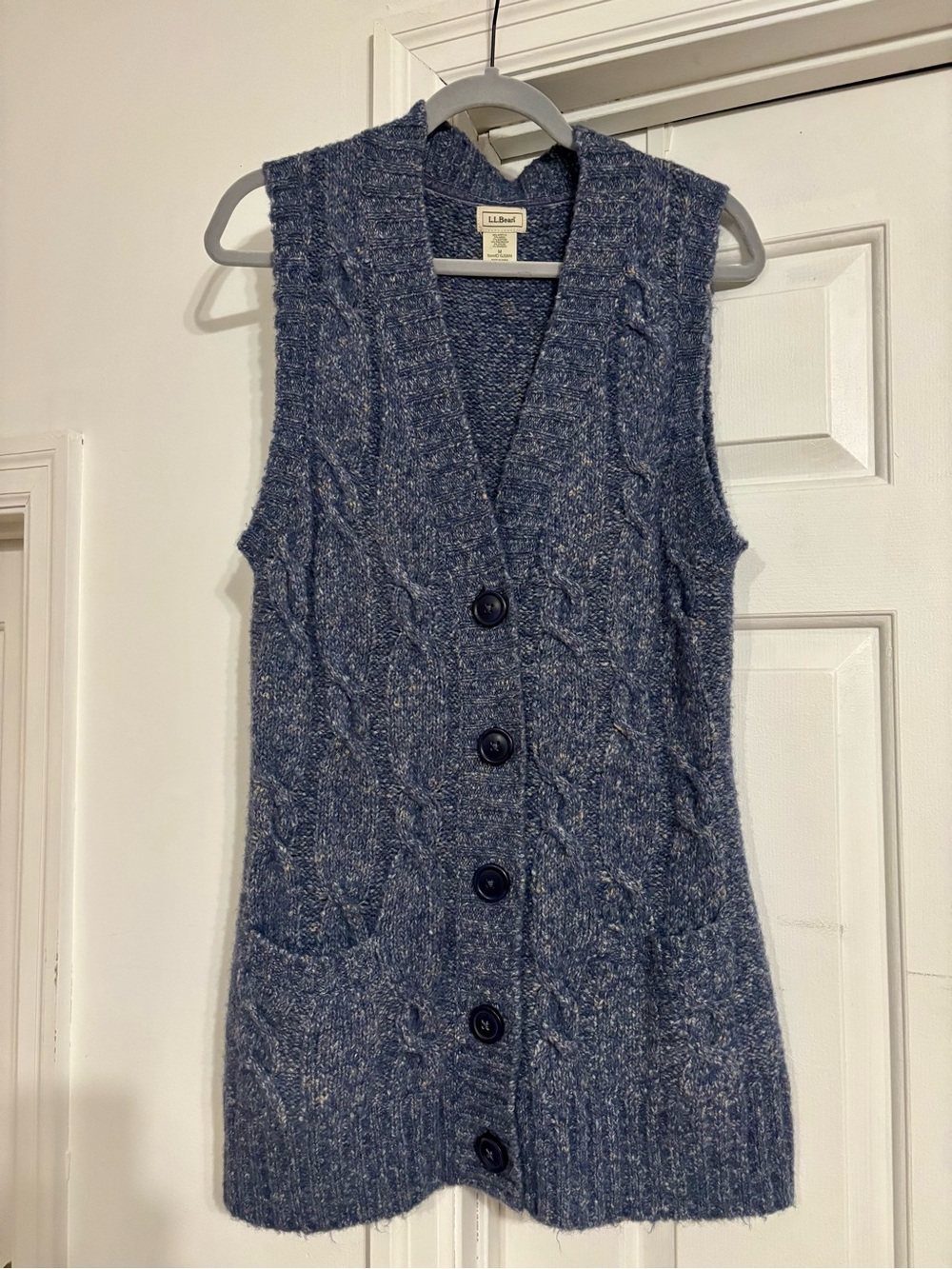 Vintage LLBean Cable Knit Sweater Vest